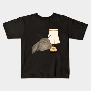 Möth And Lamp Kids T-Shirt